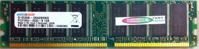 DaneElec 1GB DDR PC2100U 266MHz