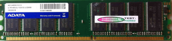 Adata 1GB DDR PC3200U 400MHz
