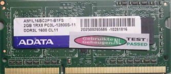 Adata 2GB DDR3 PC3L-12800S 1600MHz