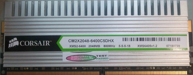 Corsair 2GB DDR2 PC2-6400U 800MHz
