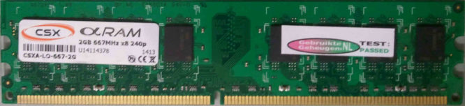 CSX 2GB DDR2 PC2-5300U 667MHz