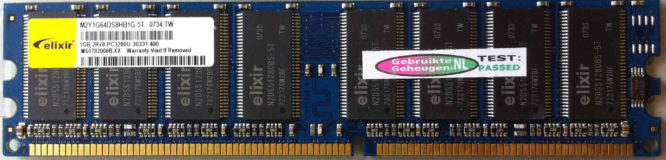 Elixir 1GB DDR PC3200U 400MHz