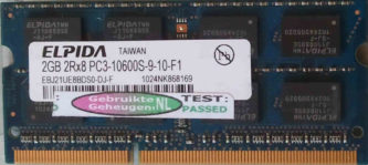 Elpida 2GB DDR3 PC3-10600S 1333MHz