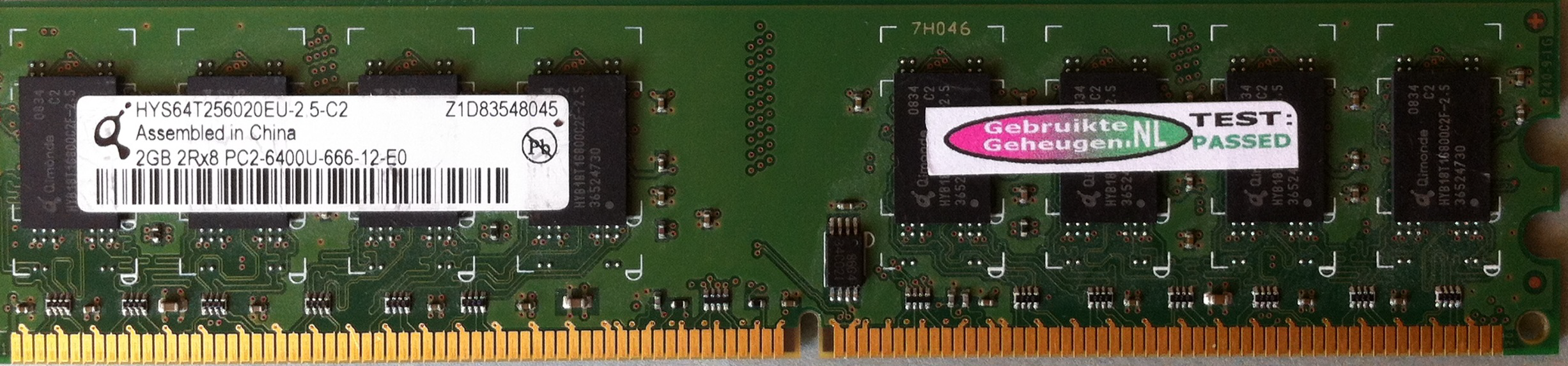 Qimonda 2GB DDR2 PC2-6400U 800MHz
