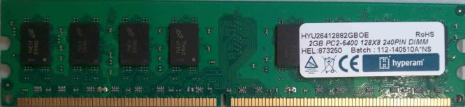 Hyperam 2GB PC2-6400U 800MHz