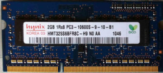 Hynix 2GB DDR3 PC3-10600S 1333MHz