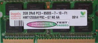 Hynix 2GB DDR3 PC3-8500S 1066MHz