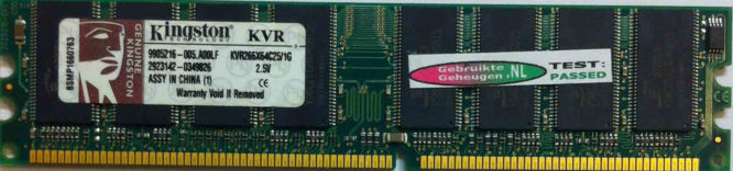 Kingston 1GB DDR PC2100U 266MHz