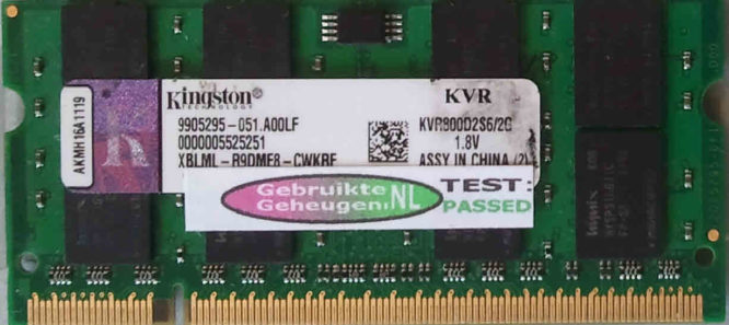 Kingston 2GB DDR2 PC2-6400S 800MHz