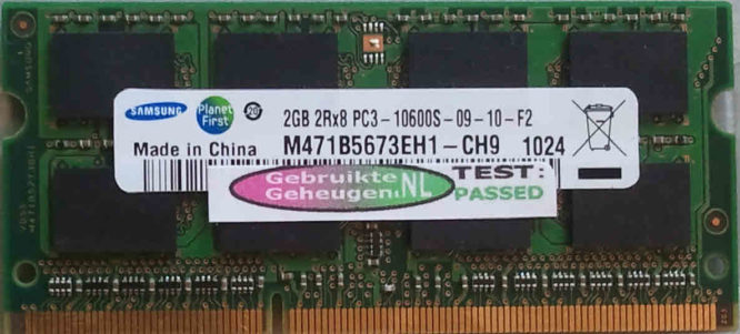 Samsung 2GB DDR3 PC3-10600S 1333MHz