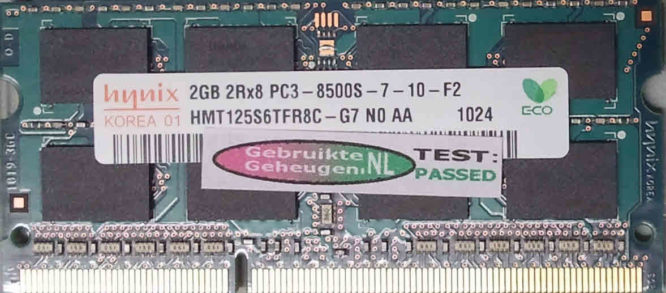 Hynix 2GB DDR3 PC3-8500S 1066MHz