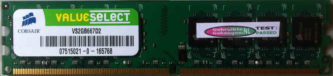 ValueSelect 2GB DDR2 PC2-5300U 667MHz