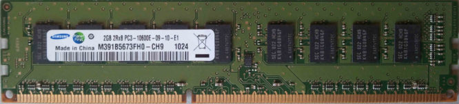 2GB 2Rx8 PC3-10600E-09-10-E1