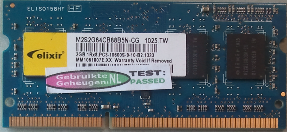 2GB 1RX8 PC3-10600S-9-10-B2