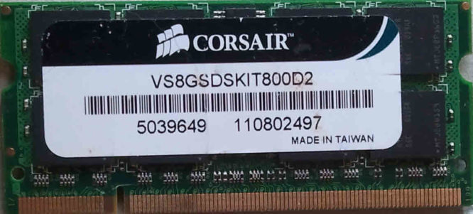 Corsair 4GB DDR2 PC2-6400S 800MHz