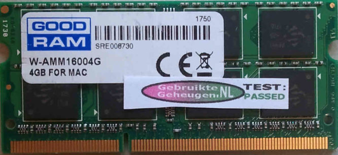 GOODRAM 4GB DDR3 PC3-12800S 1600MHz