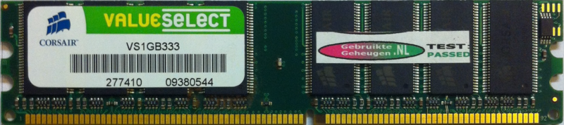 ValueSelect 1GB DDR PC2700U 333MHz