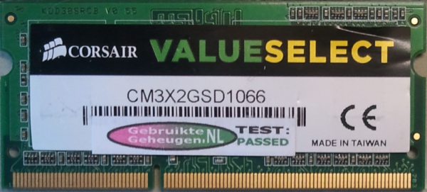 ValueSelect 2GB DDR3 PC3-8500S 1066MHz