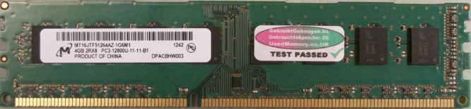 Micron 4GB PC3-12800U 1600MHz