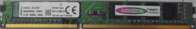Kingston 4GB PC3-12800U 1600MHz