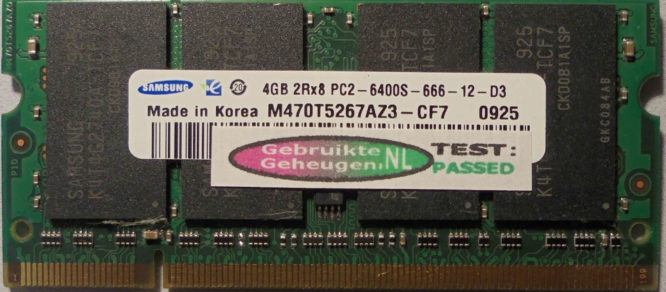 Samsung 4GB PC2-6400S 800MHz