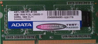 Adata 4GB PC3L-12800S 1600MHz