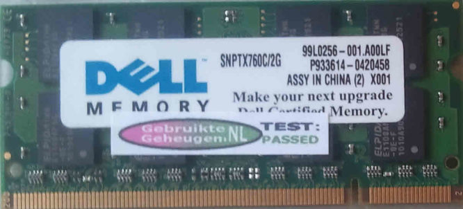 Dell 2GB PC2-6400S 800MHz