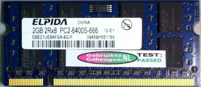 Elpida 2GB PC2-6400S 800MHz