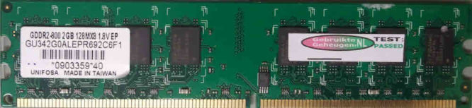 Unifosa 2GB PC2-6400U 800MHz