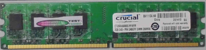 Crucial 2GB PC2-6400U 800MHz