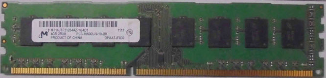 Micron 4GB PC3-10600U 1333MHz