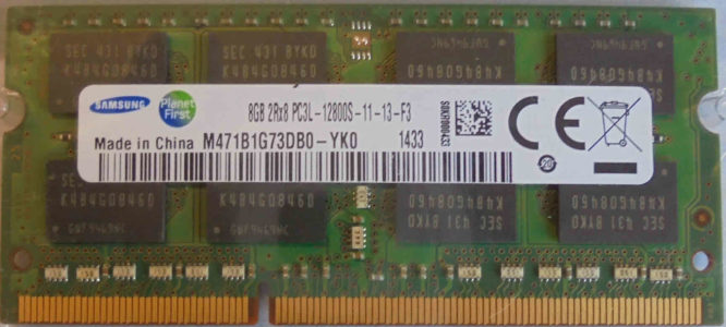 Samsung 8GB PC3L-12800S 1600MHz