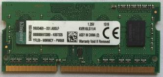 Kingston 4GB PC3L-12800S 1600MHz