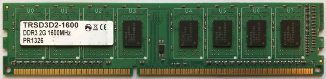 TRS 2GB PC3-12800U 1600MHz