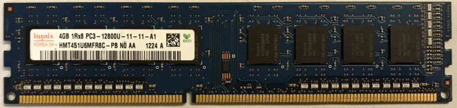 Hynix 4GB PC3-12800U 1600MHz