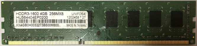 Unifosa 4GB PC3-12800U 1600MHz