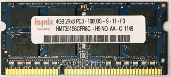 Hynix 4GB PC3-10600S 1333MHz
