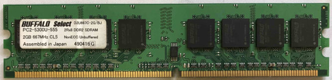 Buffalo 2GB PC2-5300U 667MHz