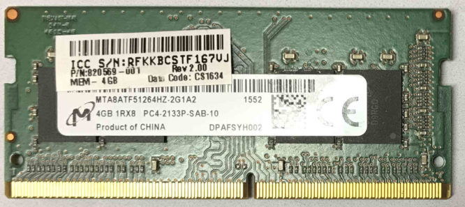 Micron 4GB PC4-2133P