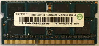 Ramaxel 8GB PC3-12800S 1600MHz