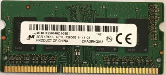 Micron 2GB PC3L-12800S 1600MHz