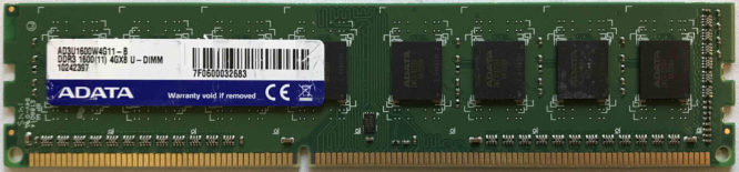 Adata 4GB PC3-12800U 1600MHz
