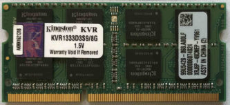 Kingston 8GB PC3-10600S 1333MHz