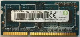 Ramaxel 4GB PC3L-12800S 1600MHz