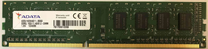 Adata 4GB PC3L-12800U 1600MHz