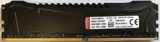 Kingston 8GB PC4-2133P Hyperx Savage