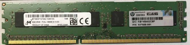 Micron 8GB PC3L-10600E 1333MHz