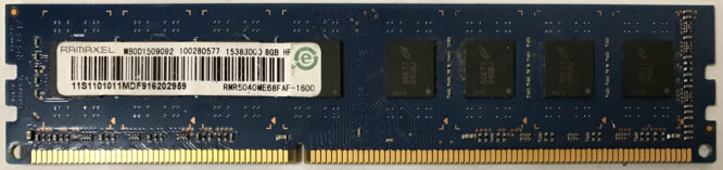 Ramaxel 8GB PC3-12800U 1600MHz