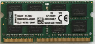 Kingston 8GB PC3-12800S 1600MHz