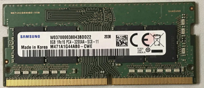 Samsung 8GB PC4-3200AA-SC0-11